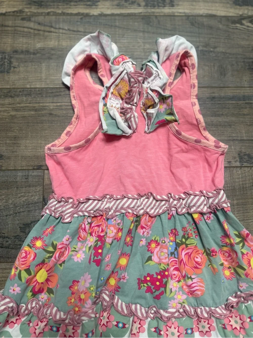 Matilda Jane Happy and Free  On the Cape Ruffle Trim Girl's Size 6